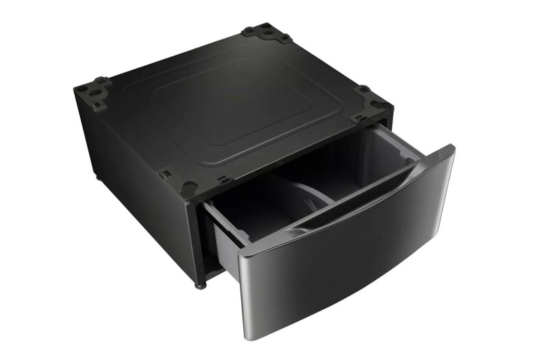 Laundry Pedestal – Black Stainless Steel WDP4K