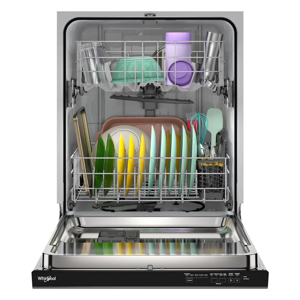 24" Stainless Steel Dishwasher with QuickDrop Silverware Basket and Triple Filtration System - 55 dBA WDP530HATZ