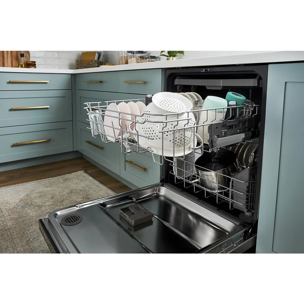 Quiet Dishwasher with 3rd Rack and Pocket Handle view 24