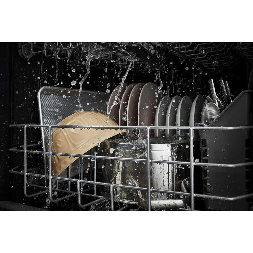 Quiet Dishwasher with 3rd Rack and Pocket Handle view 18
