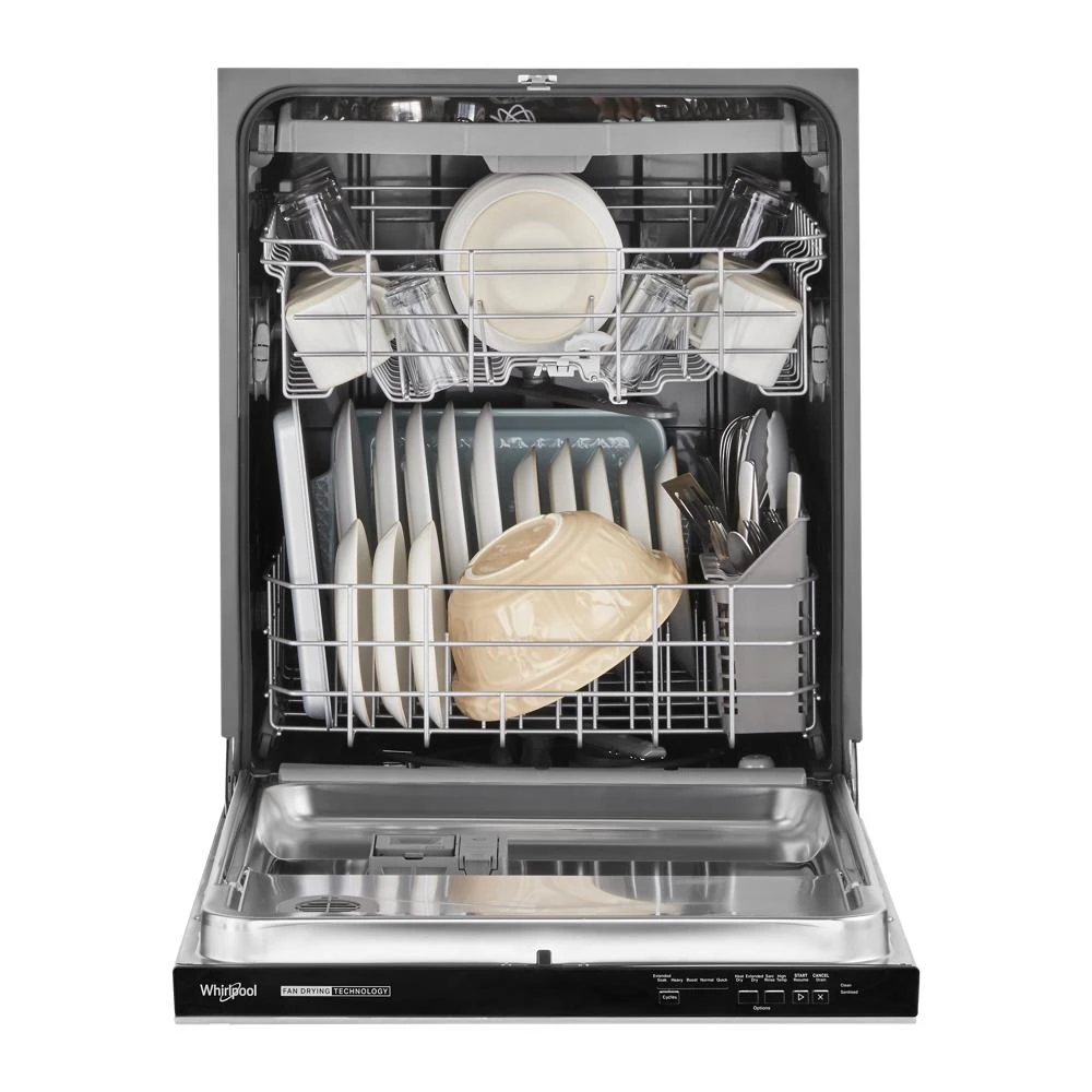 Quiet Dishwasher with 3rd Rack and Pocket Handle view 3