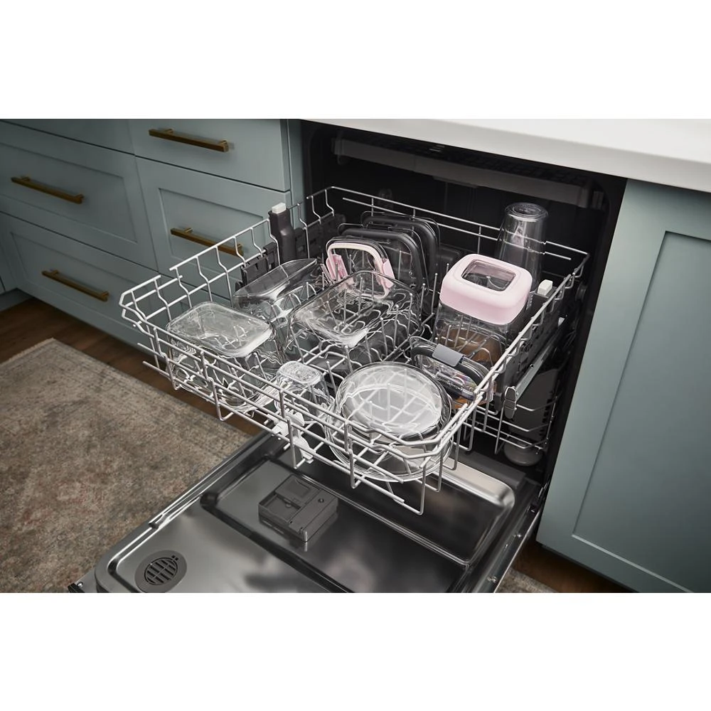 Quiet Dishwasher with 3rd Rack and Pocket Handle view 16