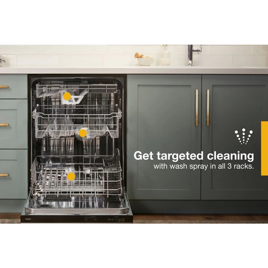 Pocket Handle Dishwasher with 3rd Rack & Large Capacity WDPA70SAMZ, product image 5 of 11