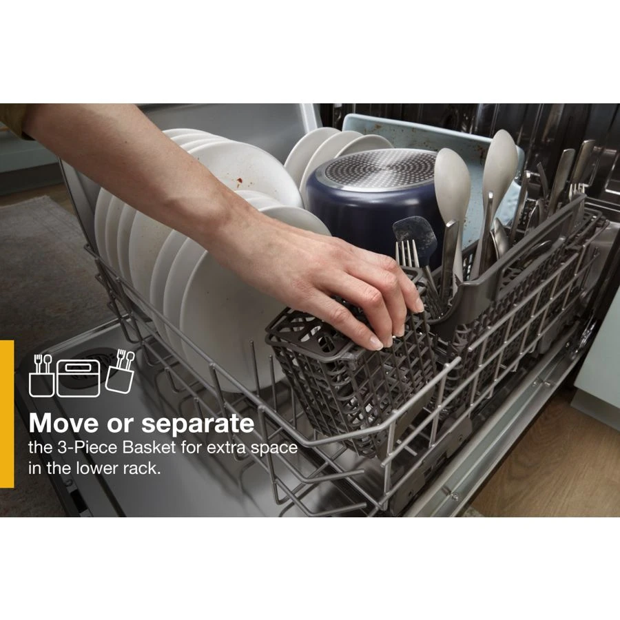 Pocket Handle Dishwasher with 3rd Rack & Large Capacity WDPA70SAMZ, product image 7 of 11