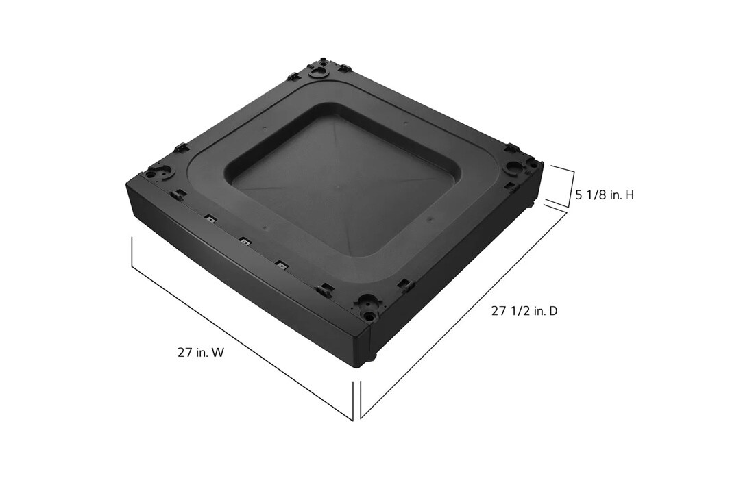 ADA Compliant Laundry Pedestal Riser view 2