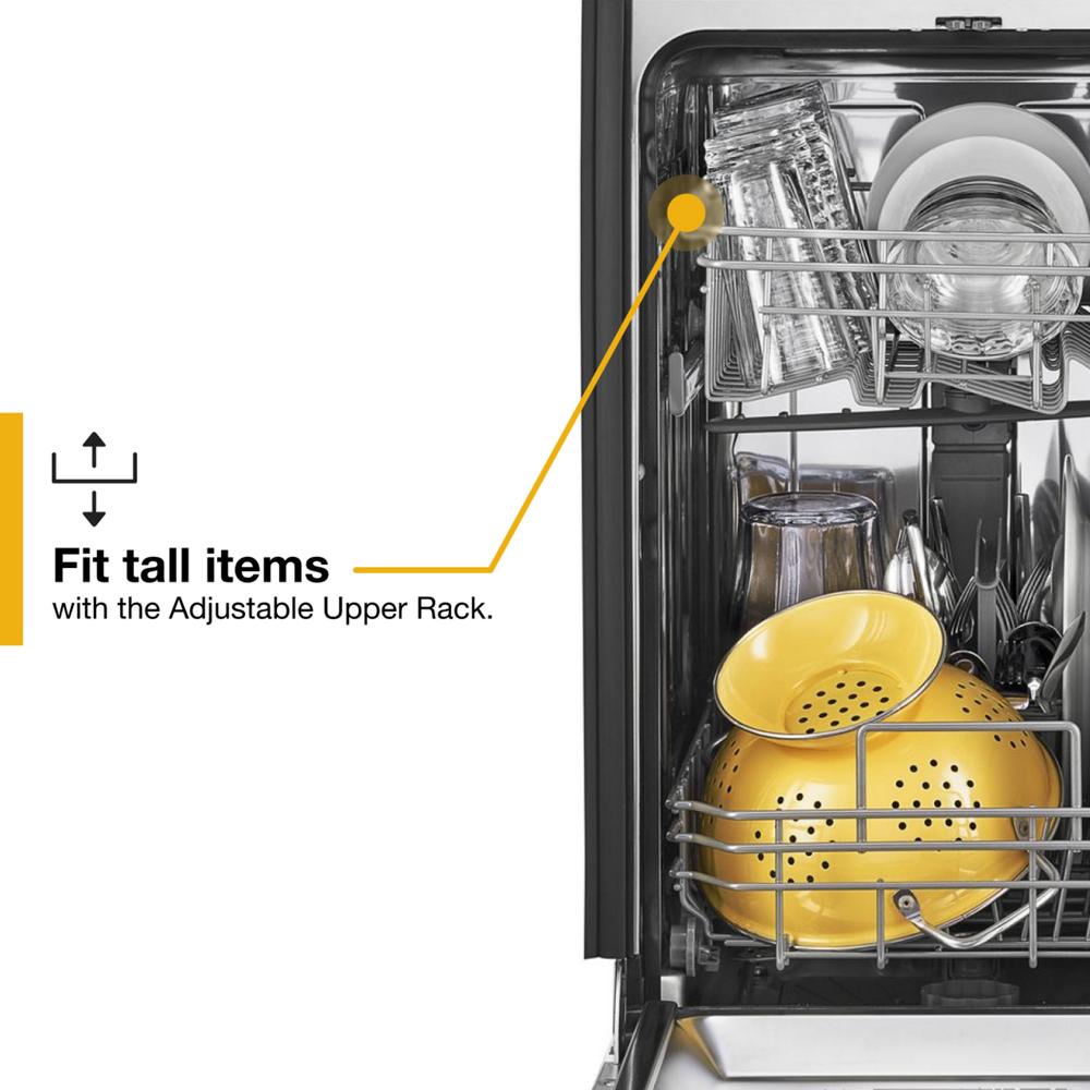 Small-Space Compact Dishwasher with Stainless Steel Tub view 3
