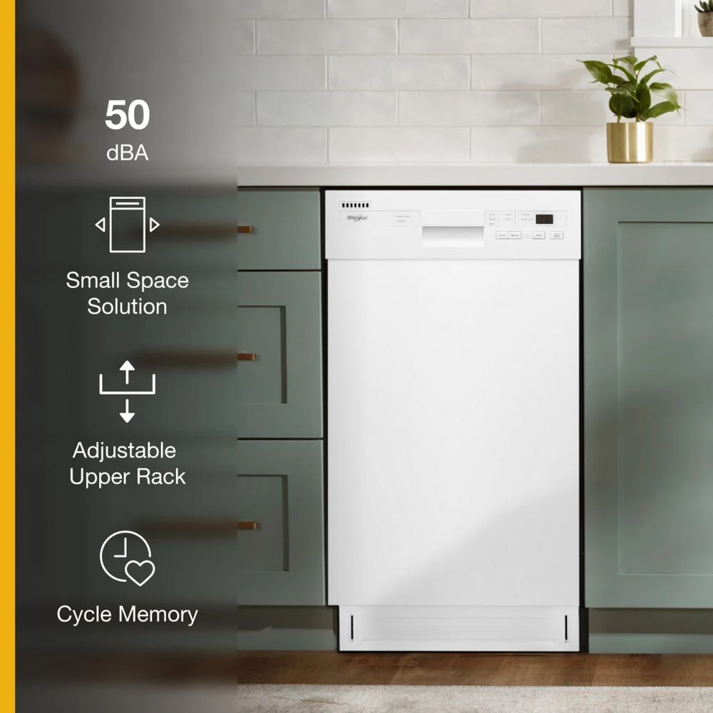 Small-Space Compact Dishwasher with Stainless Steel Tub view 6