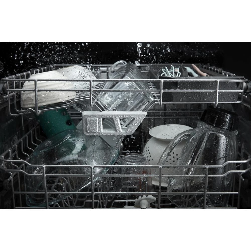 Eco Series Quiet Dishwasher with a washing 3rd Rack & Water Repellent Silverware Basket view 3