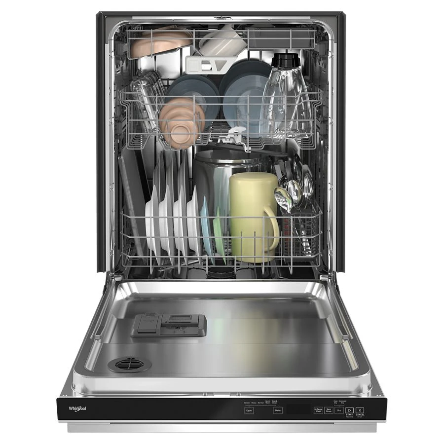 Eco Series Quiet Dishwasher with a washing 3rd Rack & Water Repellent Silverware Basket WDPS7024RZ