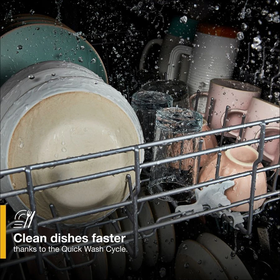 Quiet Dishwasher with Boost Cycle and Extended Soak Cycle WDT530HAMM