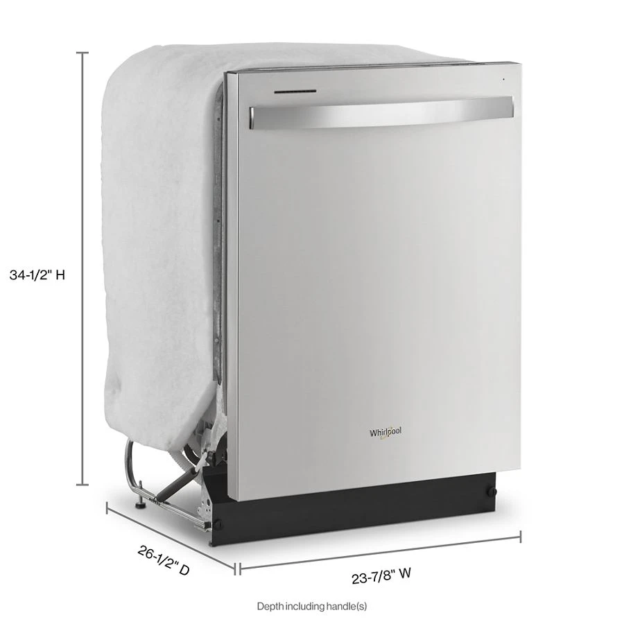 Quiet Dishwasher with Boost Cycle and Extended Soak Cycle WDT530HAMM