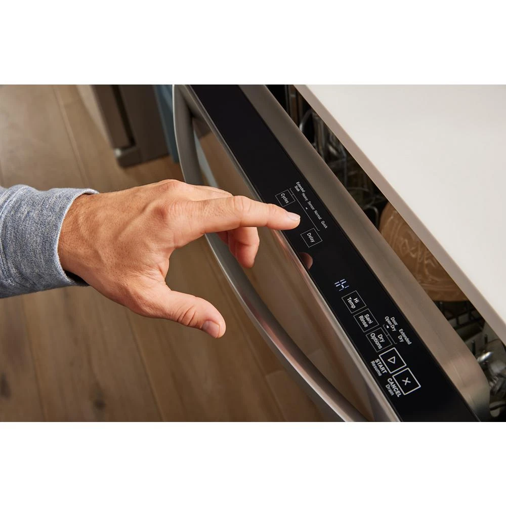 44 dBA ADA Compliant Dishwasher Flush with Cabinets with 3rd Rack view 16