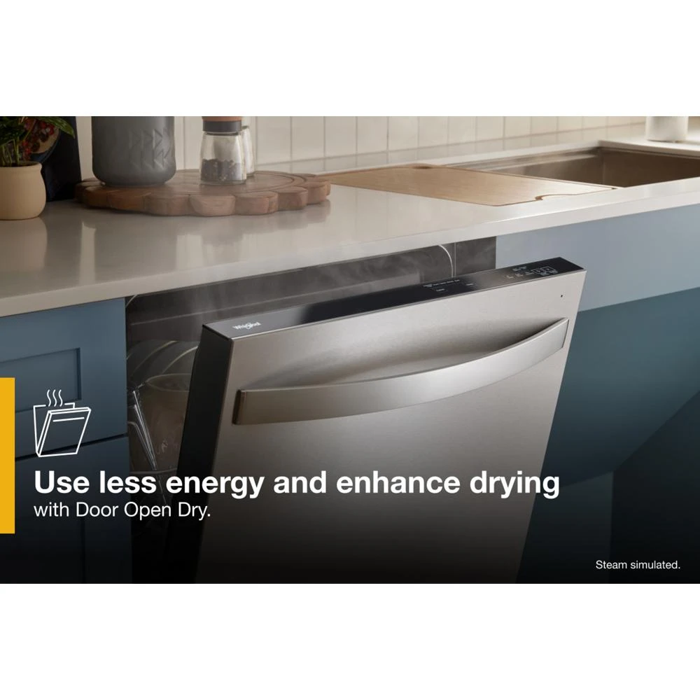 44 dBA ADA Compliant Dishwasher Flush with Cabinets with 3rd Rack view 30