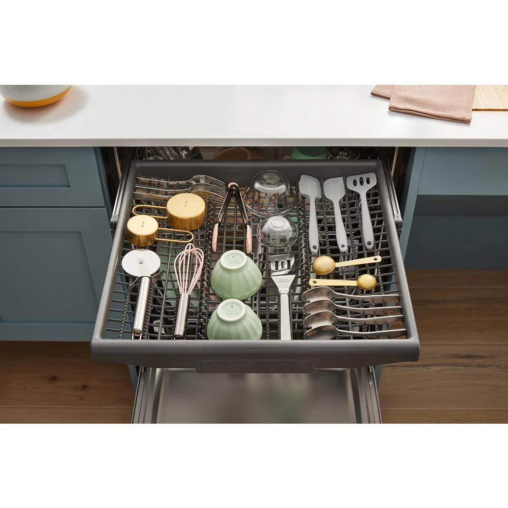 44 dBA ADA Compliant Dishwasher Flush with Cabinets with 3rd Rack view 17
