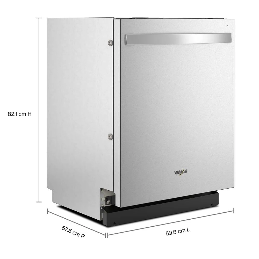 44 dBA ADA Compliant Dishwasher Flush with Cabinets with 3rd Rack view 7