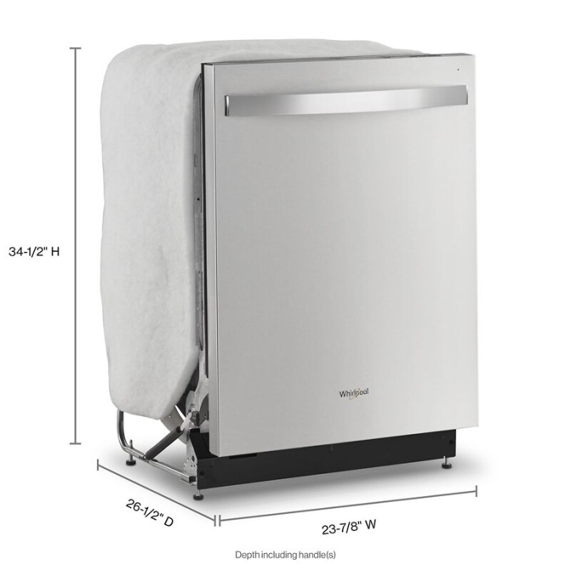 ⭐️みさです。 Buy Whirlpool 51 dBA Quiet Dishwasher with 3rd Rack | WDT730HAMZ