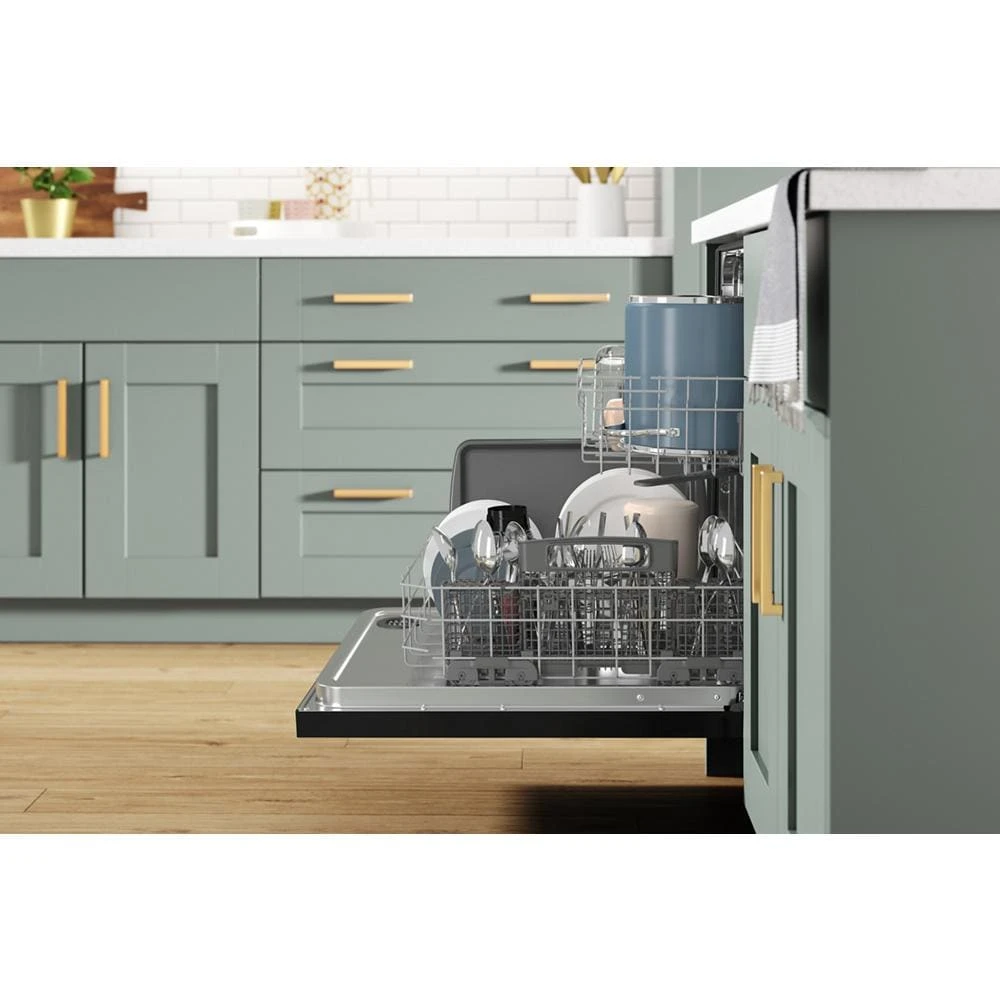 24” Stainless Steel Dishwasher with AI Intelligent Wash and Tall Top Rack WDT740SALB