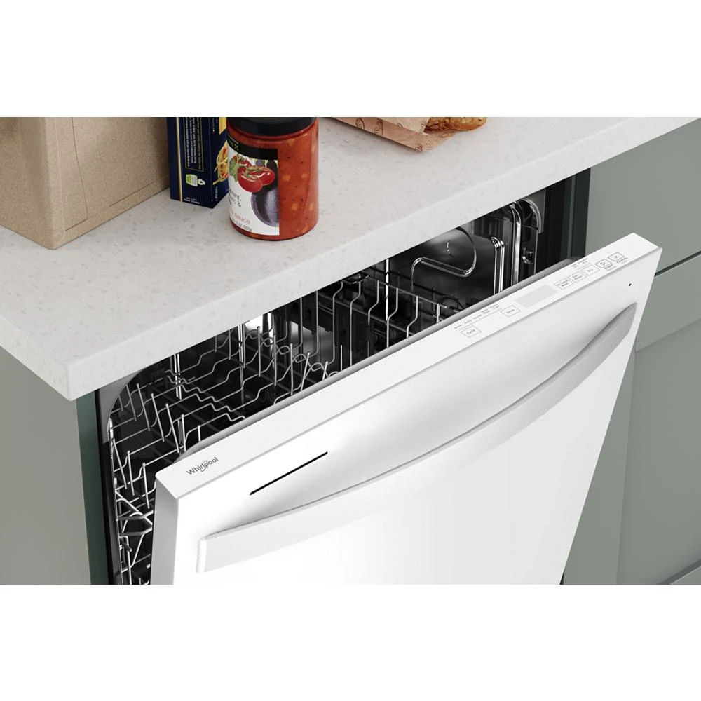 24” Stainless Steel Dishwasher with AI Intelligent Wash and Tall Top Rack WDT740SALW