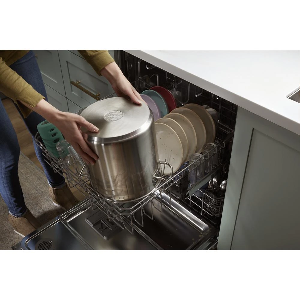 24” Stainless Steel Dishwasher with AI Intelligent Wash and Tall Top Rack WDT740SALW
