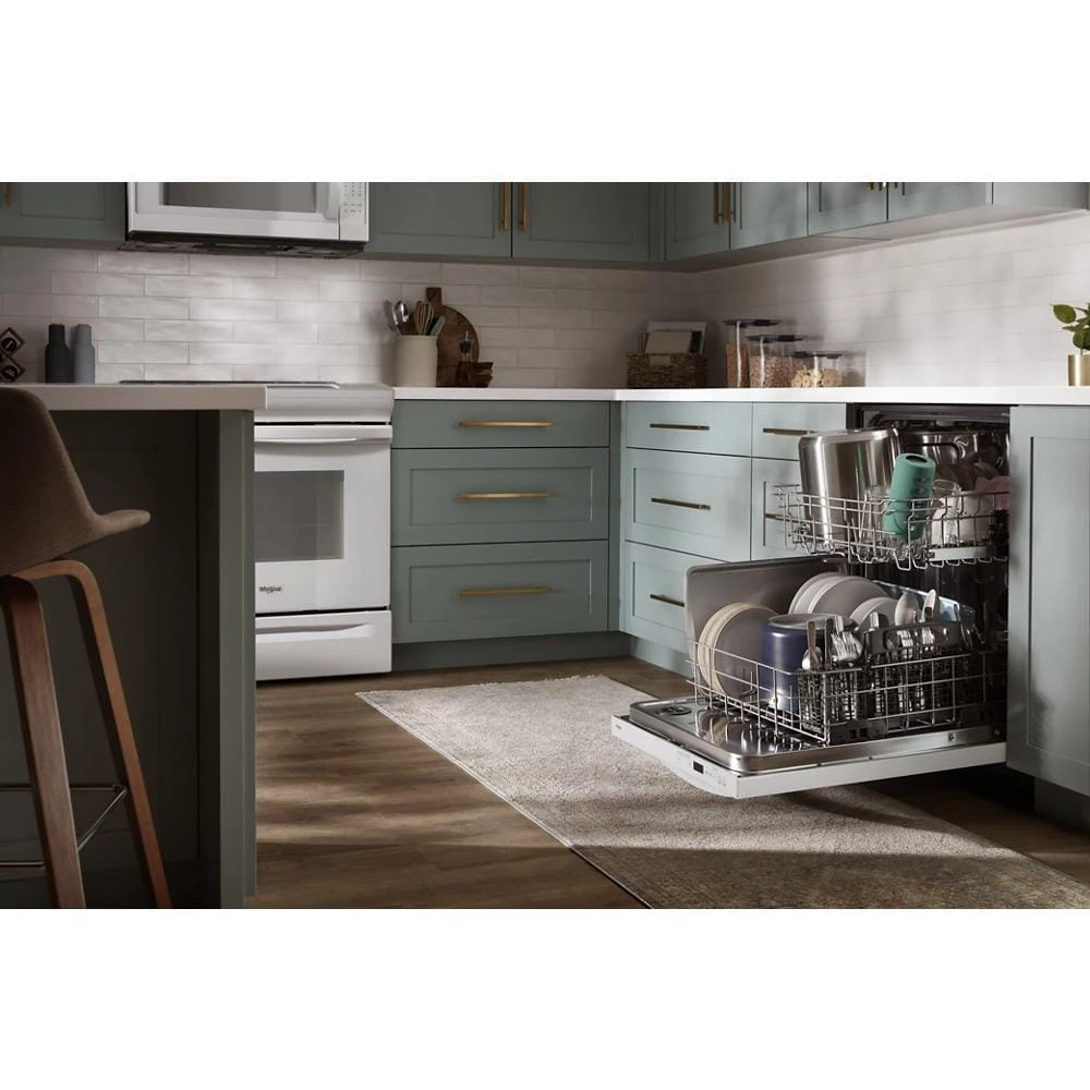 24” Stainless Steel Dishwasher with AI Intelligent Wash and Tall Top Rack WDT740SALW