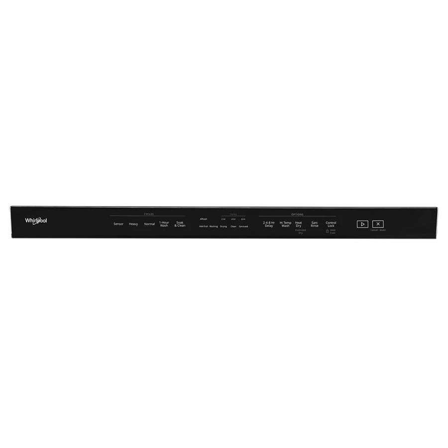Stainless Steel Tub Pocket Handle Dishwasher with TotalCoverage Spray Arm WDTA50SAHB