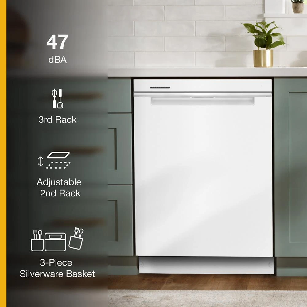 24” Stainless Steel Dishwasher with AI Intelligent Wash - 47 dBA view 27