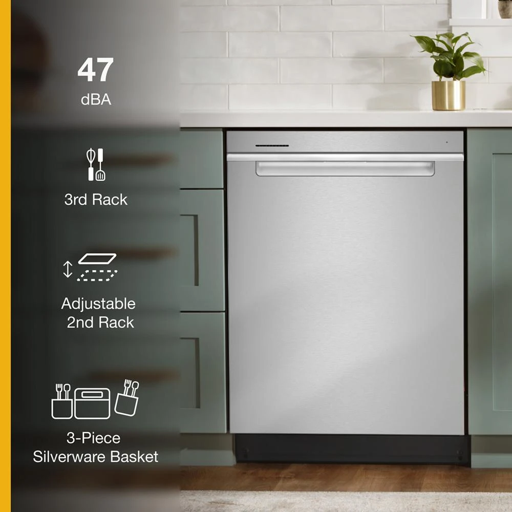 24” Stainless Steel Dishwasher with AI Intelligent Wash - 47 dBA view 17