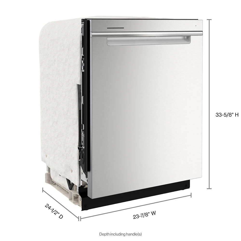 24” Stainless Steel Dishwasher with AI Intelligent Wash - 47 dBA view 24
