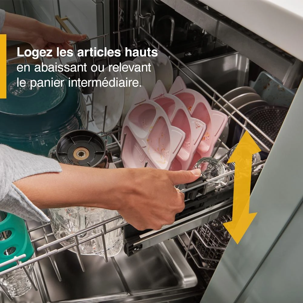 24” Stainless Steel Dishwasher with AI Intelligent Wash - 47 dBA view 36