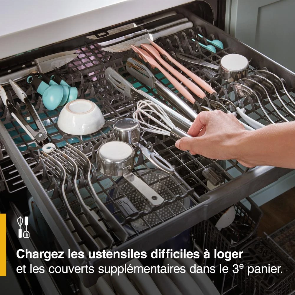 24” Stainless Steel Dishwasher with AI Intelligent Wash - 47 dBA view 63