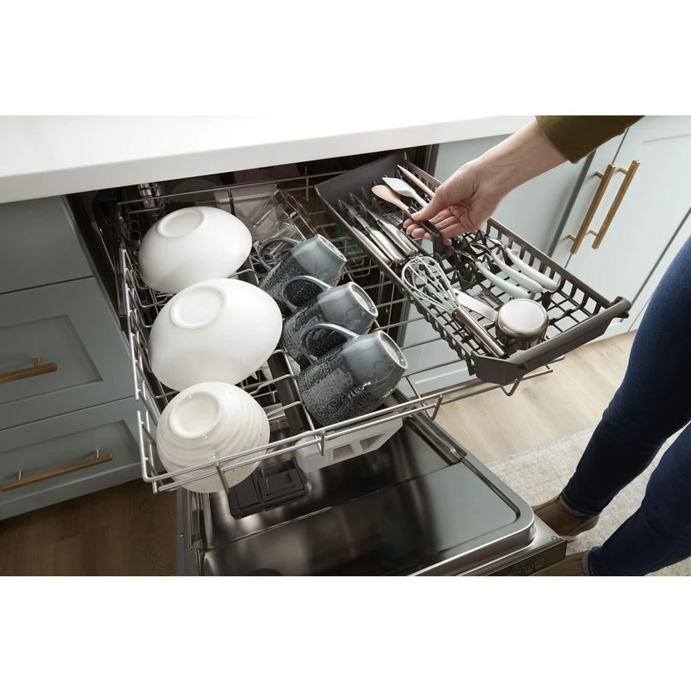 Fingerprint Resistant Quiet Dishwasher with 3rd Rack & Large Capacity view 25