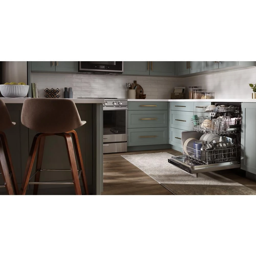 Fingerprint Resistant Quiet Dishwasher with 3rd Rack & Large Capacity view 34