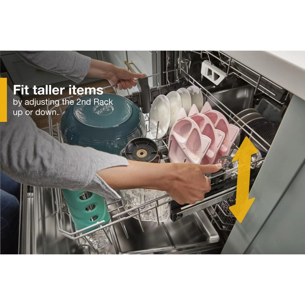 Fingerprint Resistant Quiet Dishwasher with 3rd Rack & Large Capacity view 18