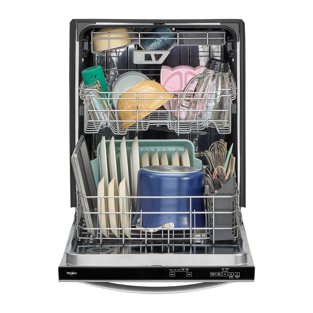 Eco Series Quiet Dishwasher with a washing 3rd Rack & Water Repellent Silverware Basket view 2
