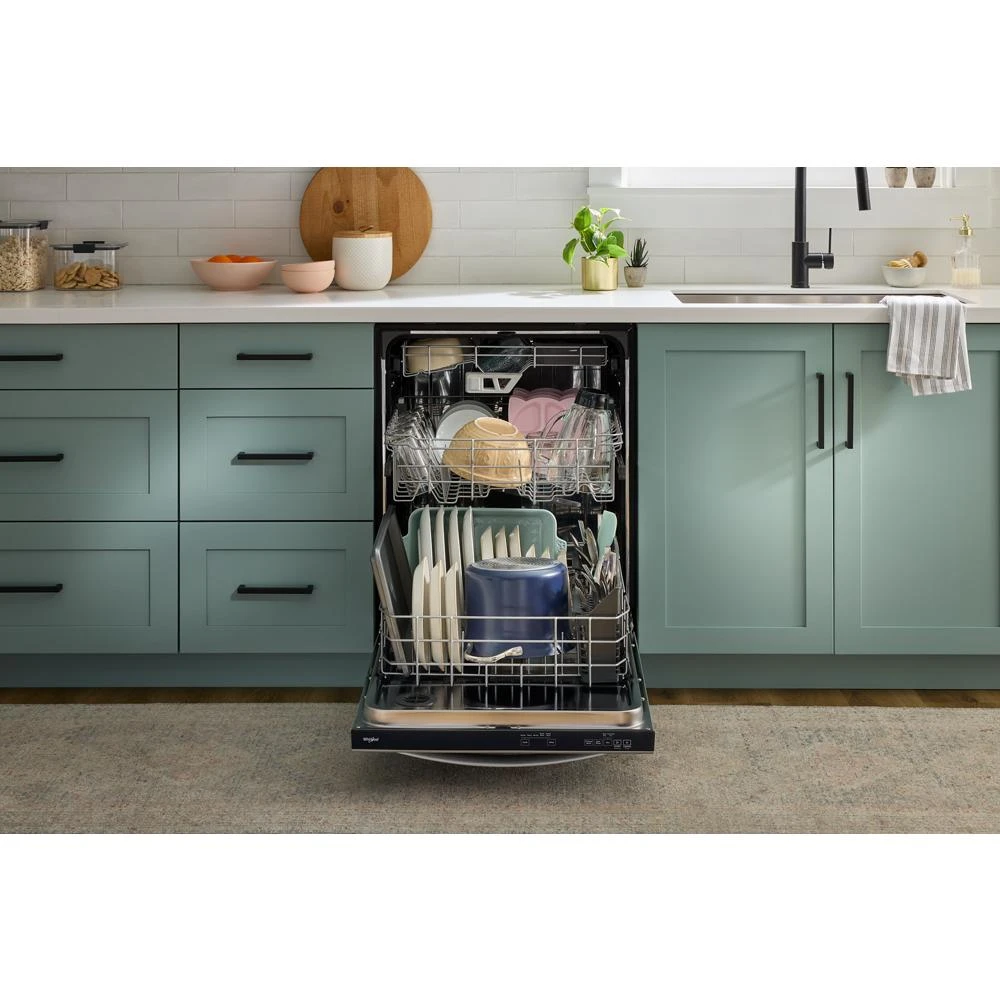 Eco Series Quiet Dishwasher with a washing 3rd Rack & Water Repellent Silverware Basket view 13