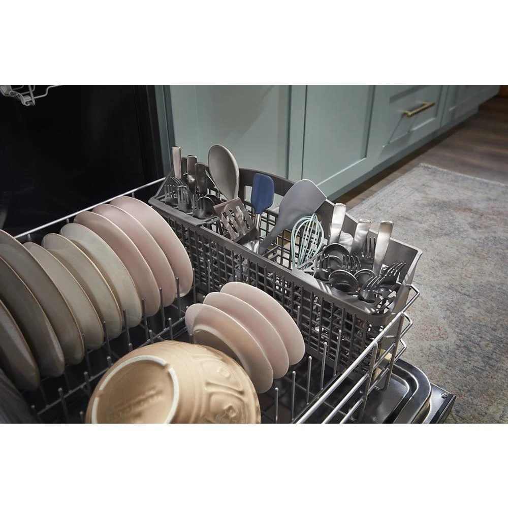 Eco Series Quiet Dishwasher with a washing 3rd Rack & Water Repellent Silverware Basket view 15