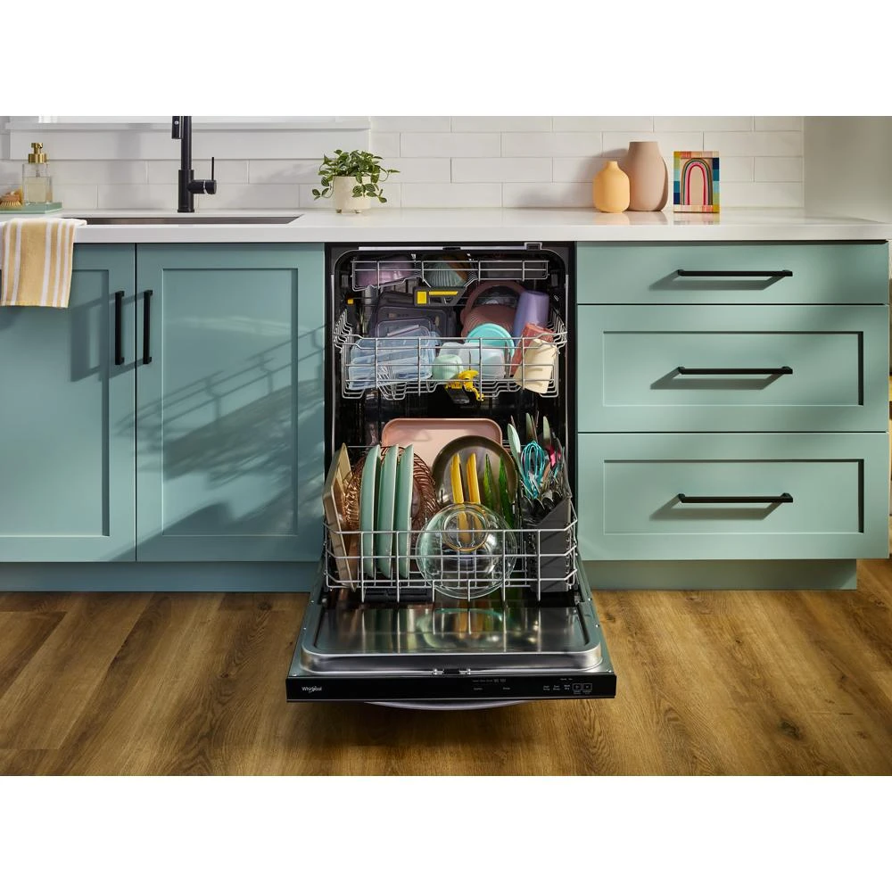 24-Inch Top Control Dishwasher with Total Coverage Wash and Auto Open Air Dry in Fingerprint Resistant Stainless Steel view 24