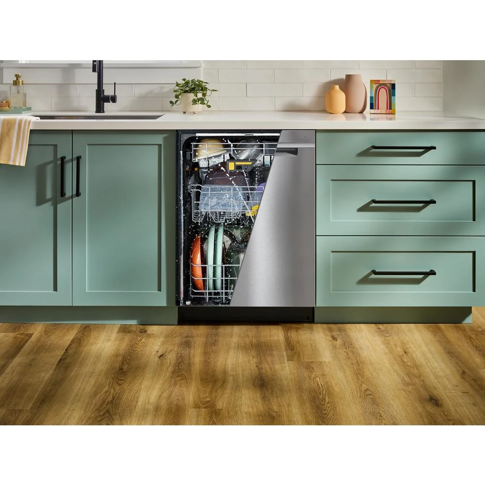 24-Inch Top Control Dishwasher with Total Coverage Wash and Auto Open Air Dry in Fingerprint Resistant Stainless Steel view 11