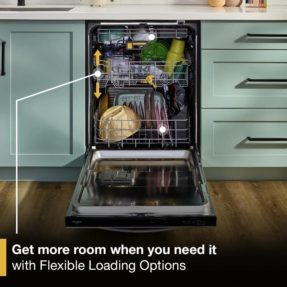 24-Inch Top Control Dishwasher with Total Coverage Wash and Auto Open Air Dry in Fingerprint Resistant Stainless Steel view 36