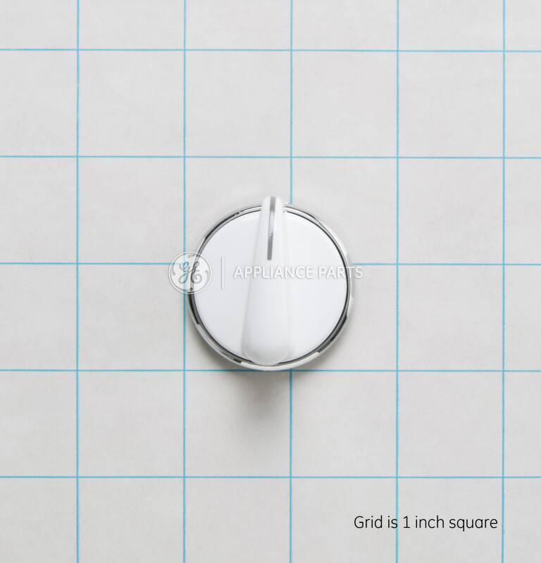 Clothes dryer control knob, white color WE01X10167, product image 2 of 3
