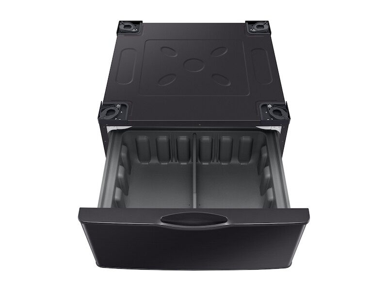 30" Pedestal in Fingerprint Resistant Black Stainless Steel WE302NVA3
