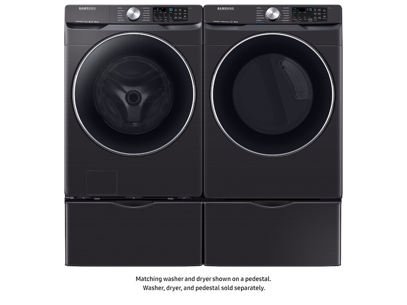 30" Pedestal in Fingerprint Resistant Black Stainless Steel WE302NVA3