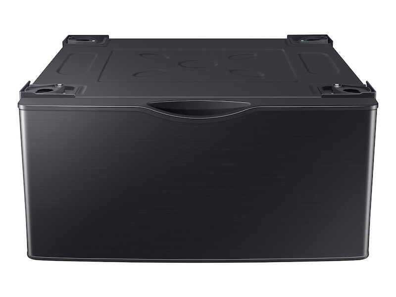 30" Pedestal in Fingerprint Resistant Black Stainless Steel WE302NVA3