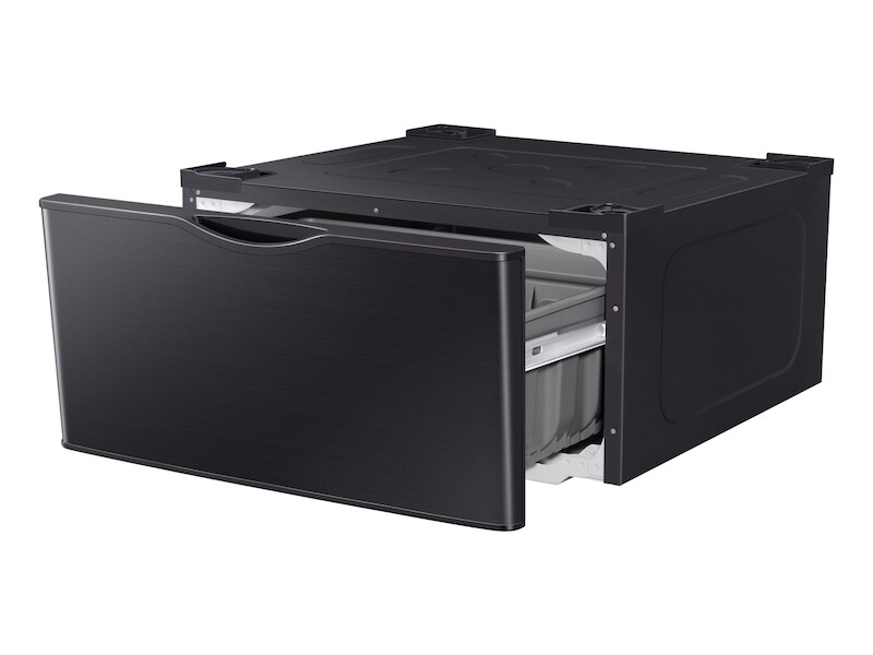 30" Pedestal in Fingerprint Resistant Black Stainless Steel WE302NVA3