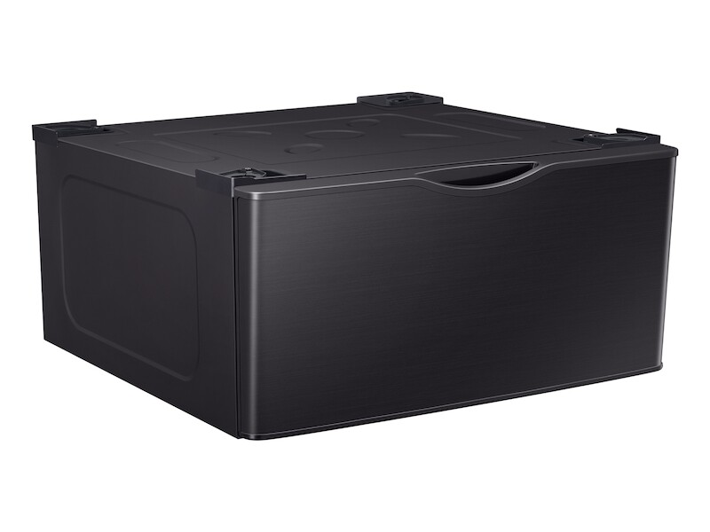 30" Pedestal in Fingerprint Resistant Black Stainless Steel WE302NVA3