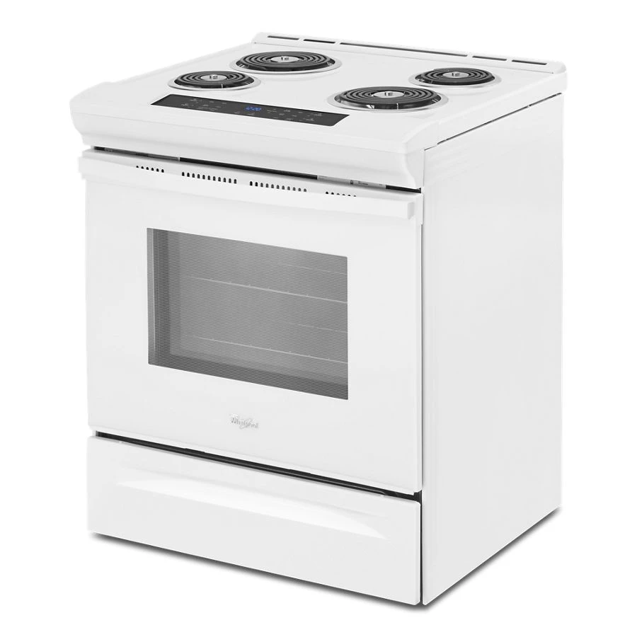 4.8 cu. ft. Guided Electric Front Control Coil Range WEC310S0FW, product image 6 of 7