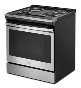 4.8 cu. ft. Guided Electric Front Control Coil Range WEC310SAGS, product image 5 of 6
