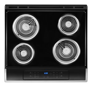 4.8 cu. ft. Guided Electric Front Control Coil Range WEC310SAGS, product image 6 of 6