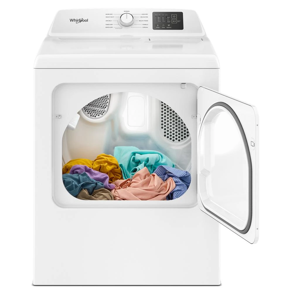 7.0 cu. ft. Electric Dryer with Adaptive Dry - Vented Top Load Matching WED4105SW