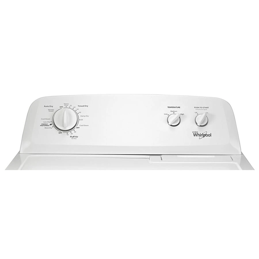 7.0 cu.ft Top Load Electric Dryer with Wrinkle Shield™ WED4616FW, product image 3 of 4